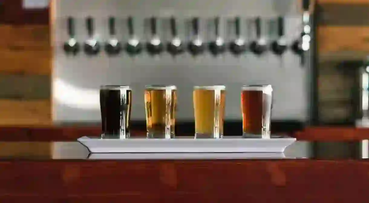 Get a taste of Nortes best beers with their quadruple sampler