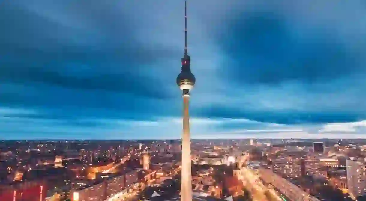 The iconic Berlin TV Tower