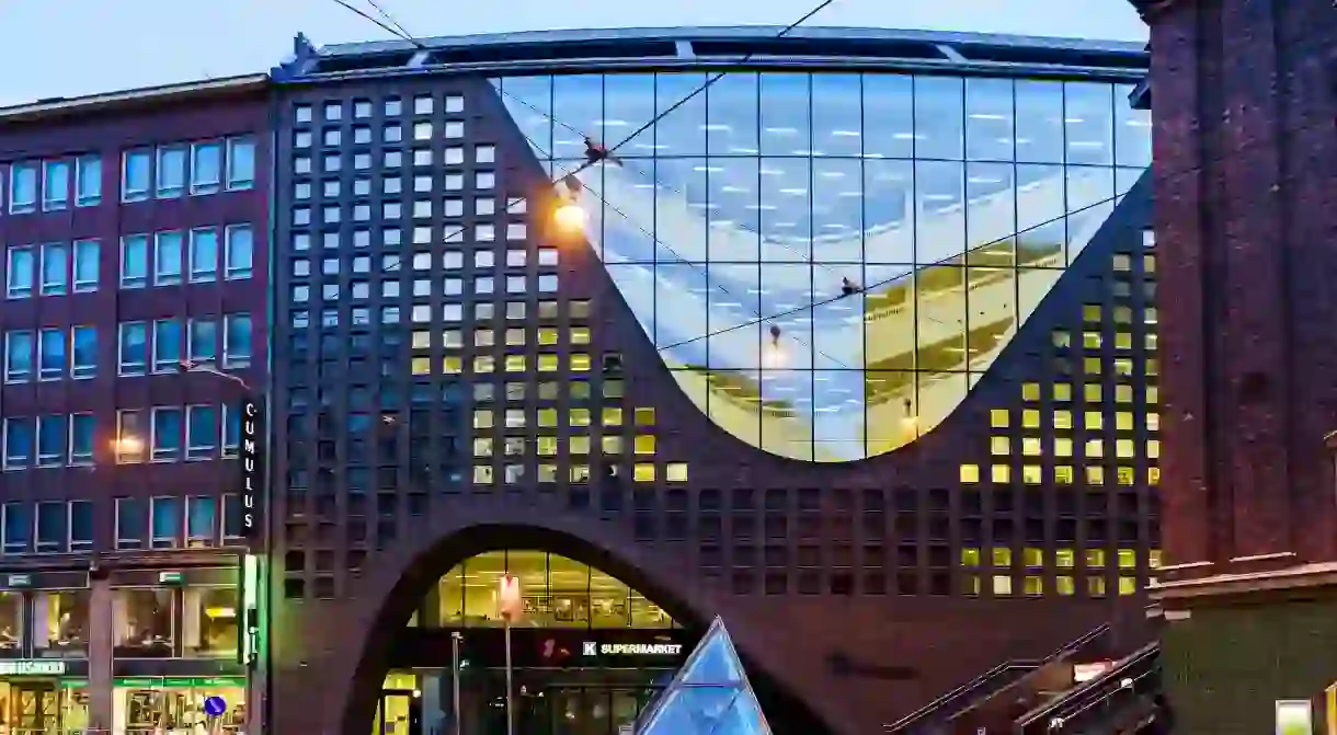 The Kaisa Library building of the University of Helsinki, Finland