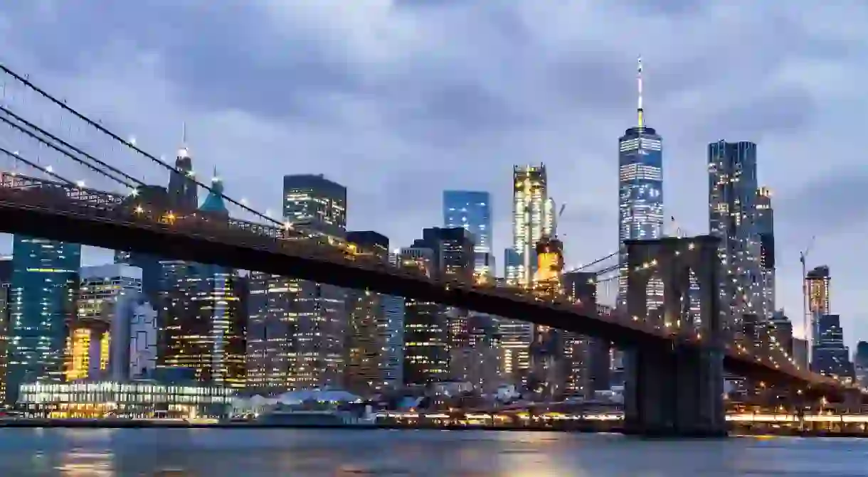 Walk the Brooklyn Bridge to start your tour