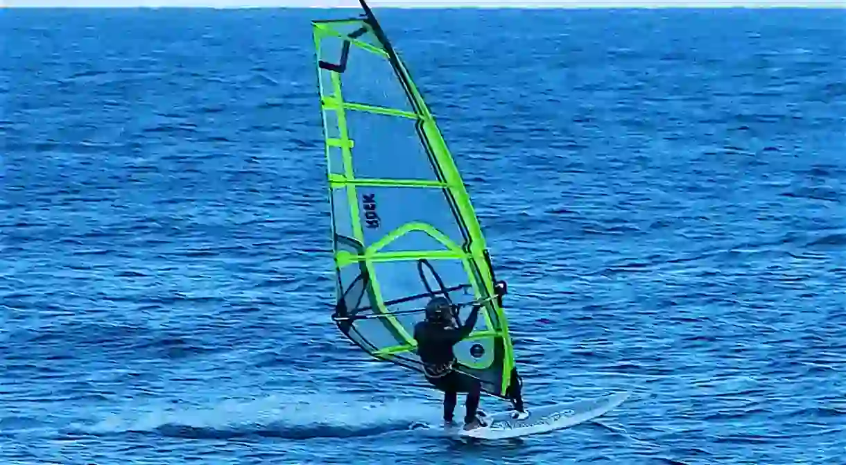 Kite surfing in Malta