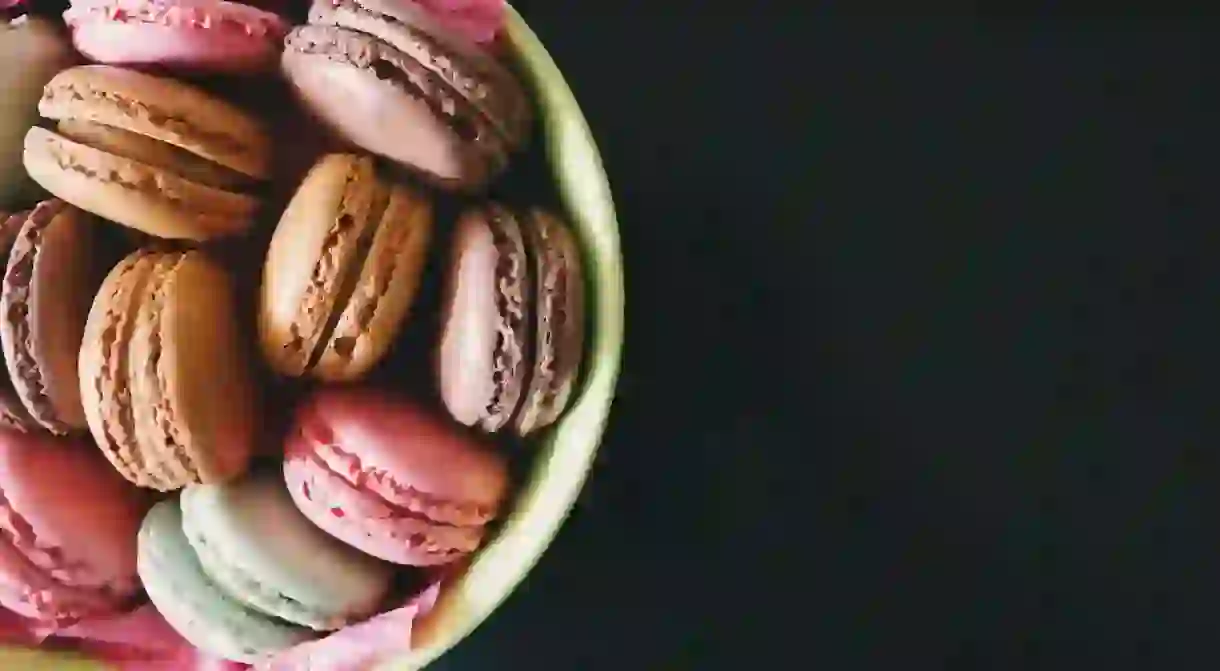 Traditional, delicate macarons