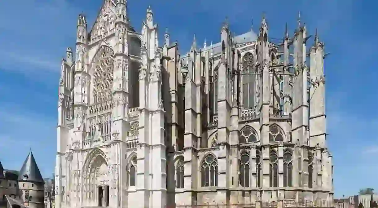 The Beauvais Cathedral and its impressive Gothic-style architecture