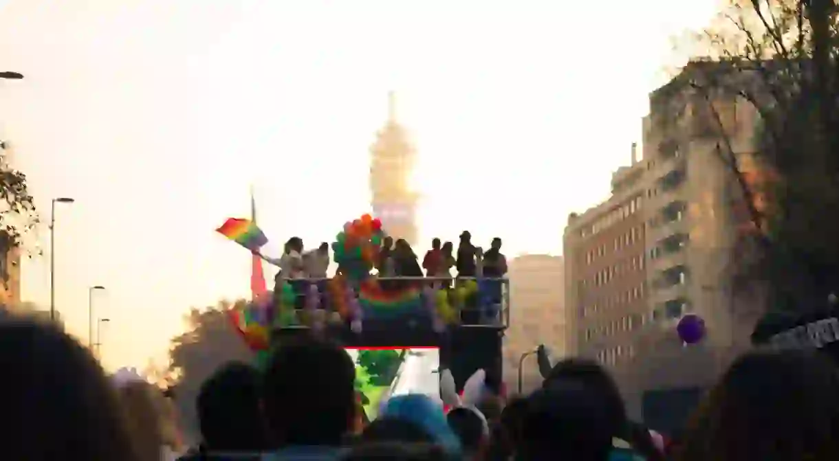 Pride parade in Santiago, Chile