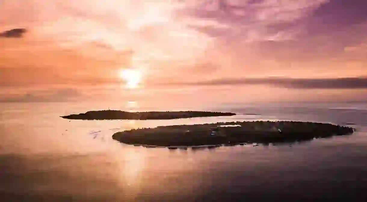 View over the Gili Islands