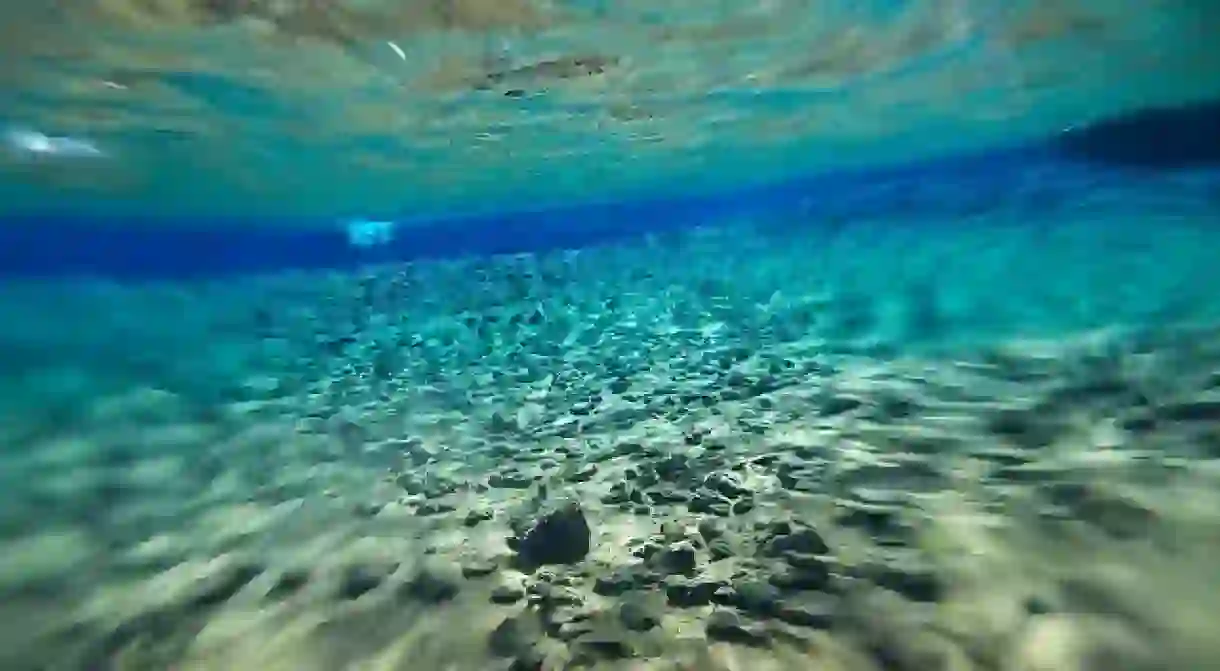 Silfra snorkelling, Iceland