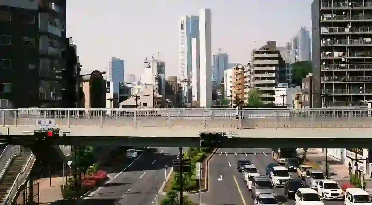 The streets of Tokyo