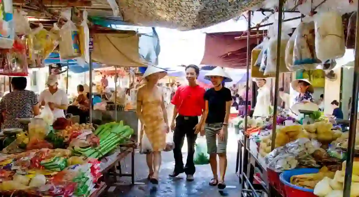 Market tour with Highway4 Cooking Class.