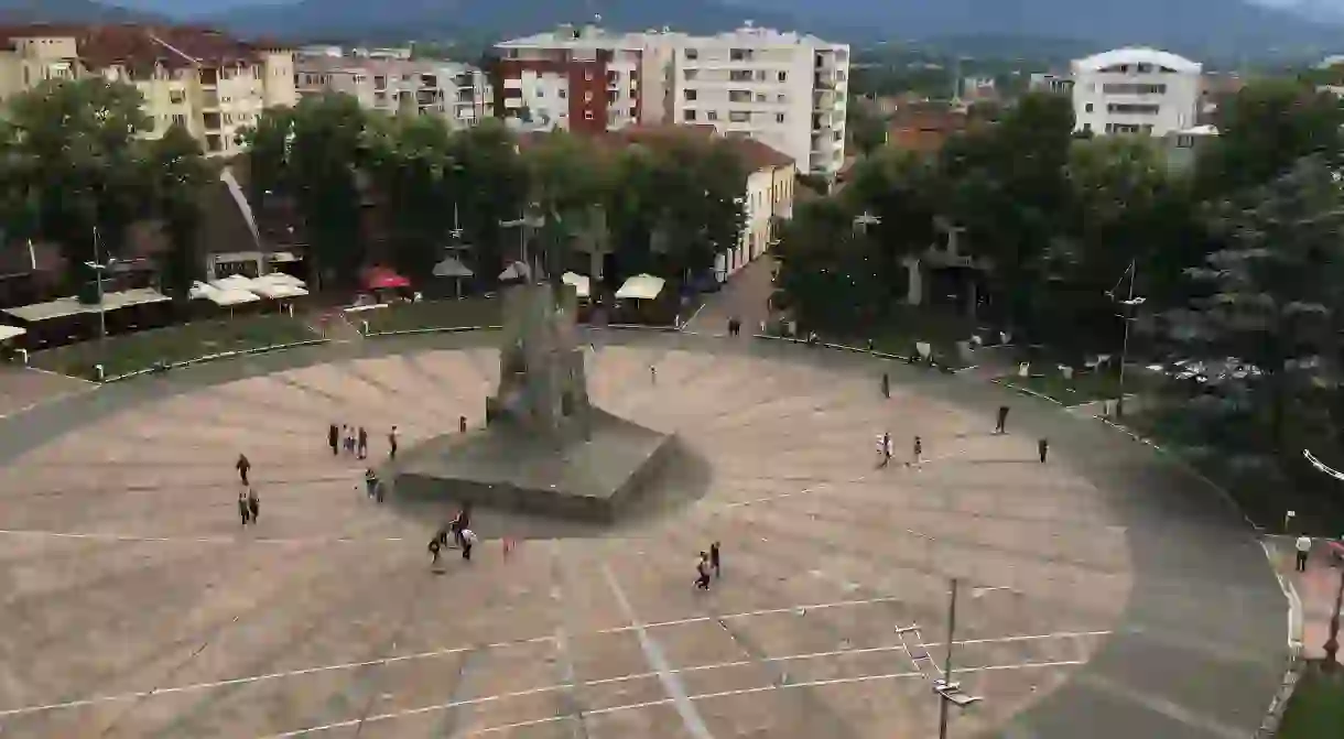 One of the largest sundials in Europe awaits in Kraljevo