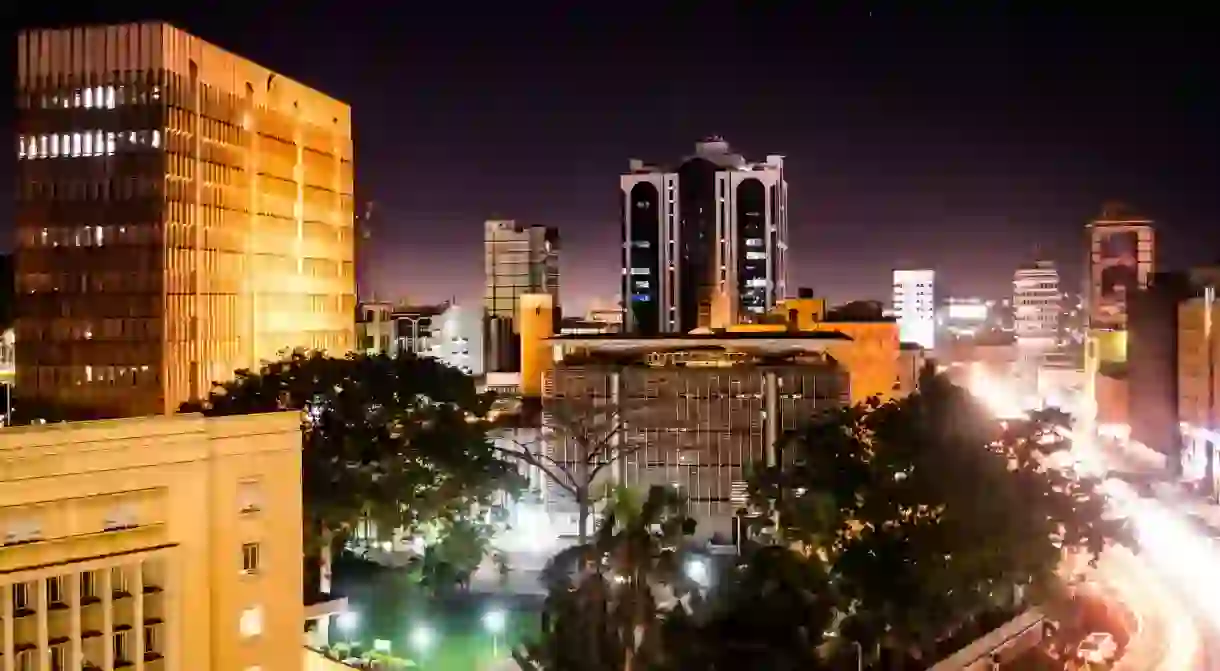 Kampala City at night