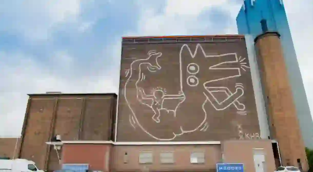 Keith Haring mural unveiled in Amsterdam