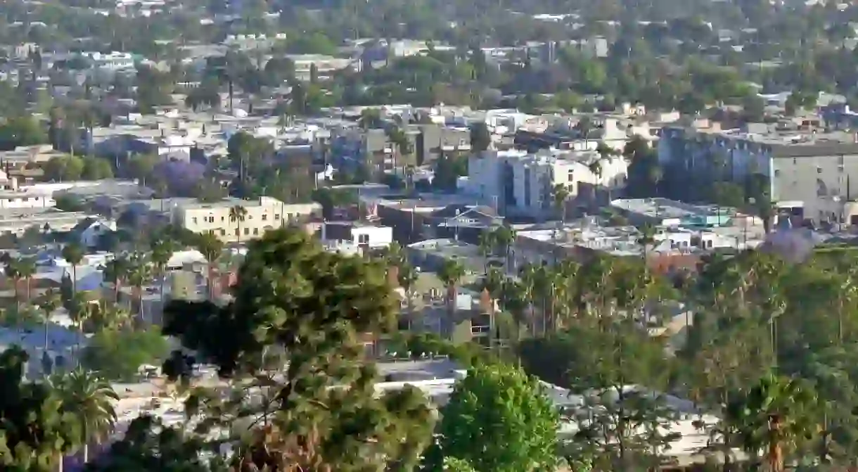 A view of Los Angeles