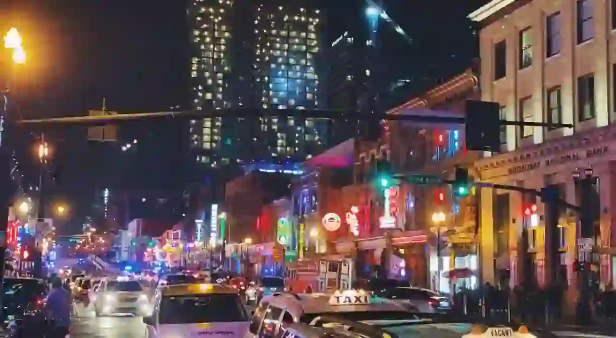 © Nick Agee Downtown Nashville at Night