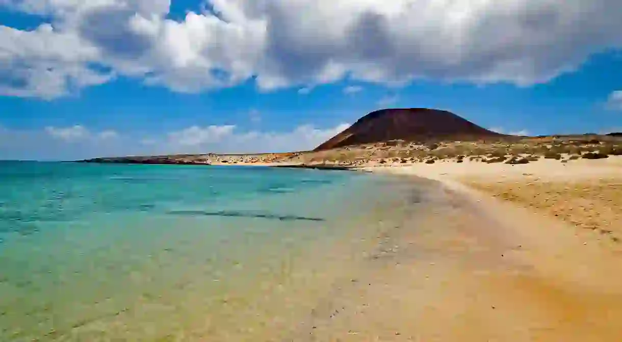 Playa Francesca on La Graciosa, Canary Islands