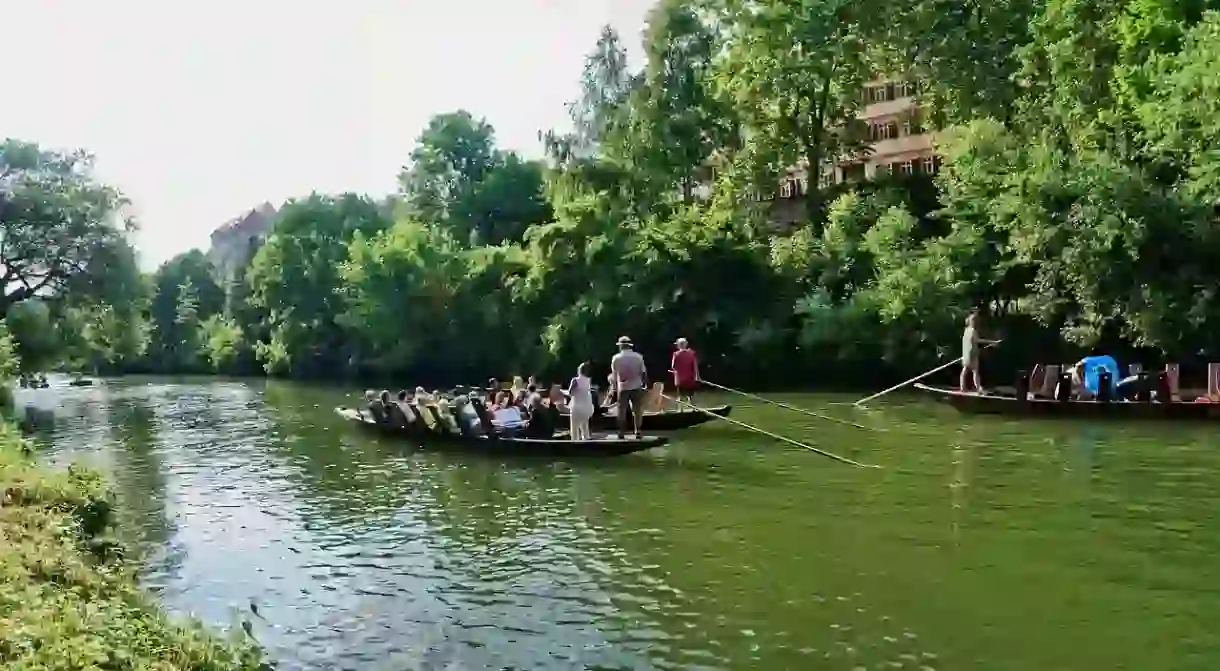 Punting in Tübingen