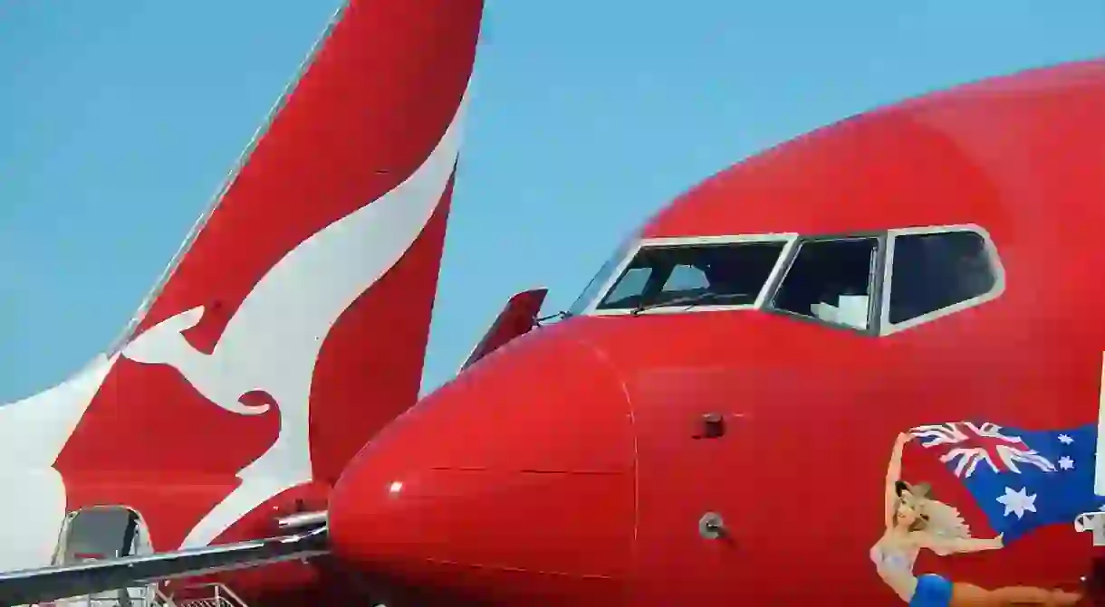 Qantas and Virgin planes