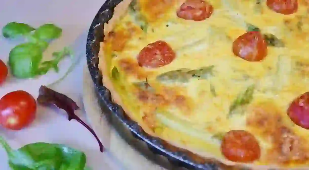 Vegetarian quiche