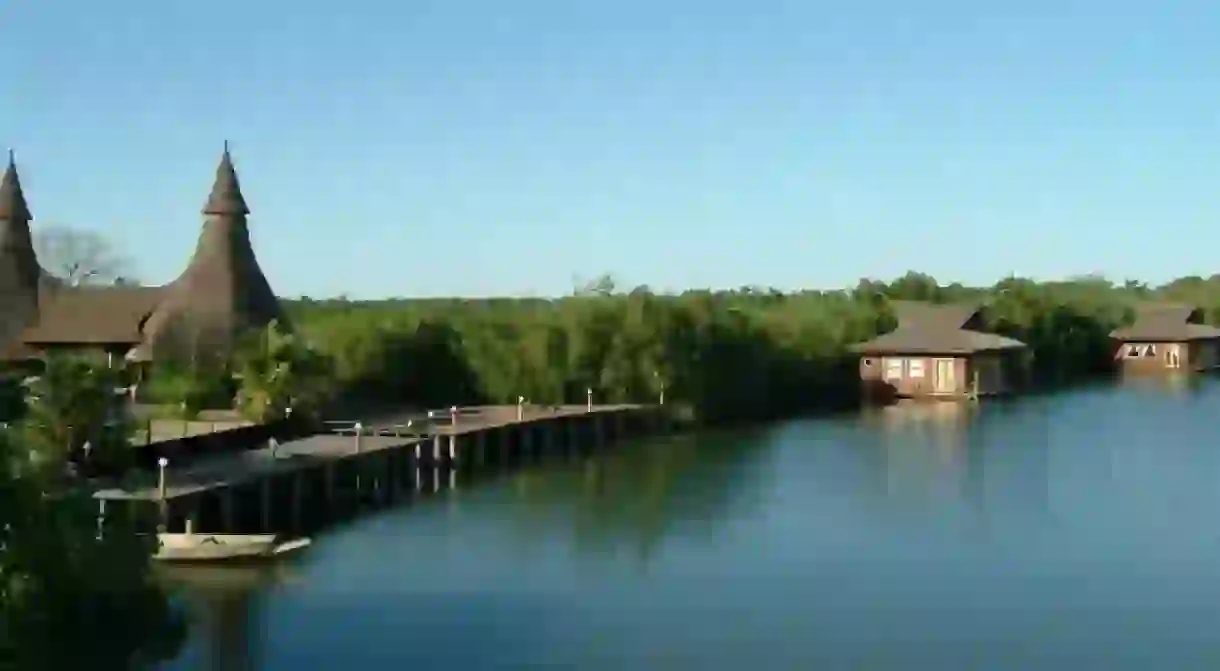 The River Gambia which inspired the countrys name