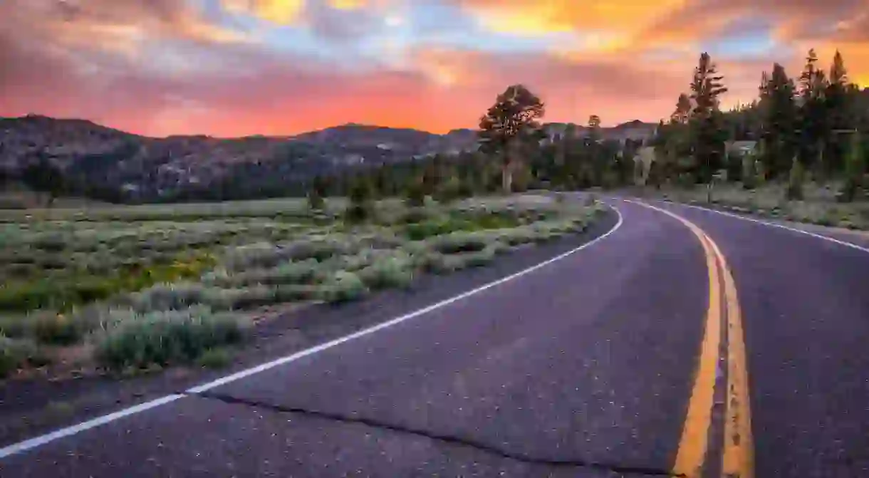 Senora Pass at sunset