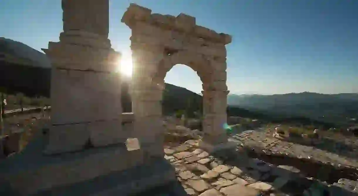 The restored gate in Sagalassos