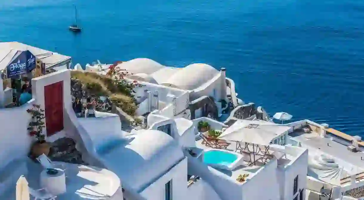 Santorini in summer