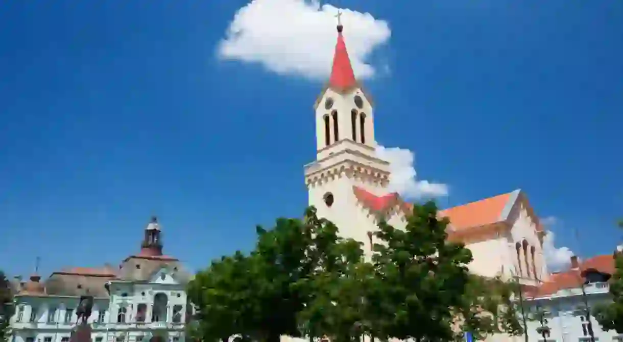 Roman Catholic Church of St. John of Nepomuk, Cathedral in Zrenjanin, Serbia