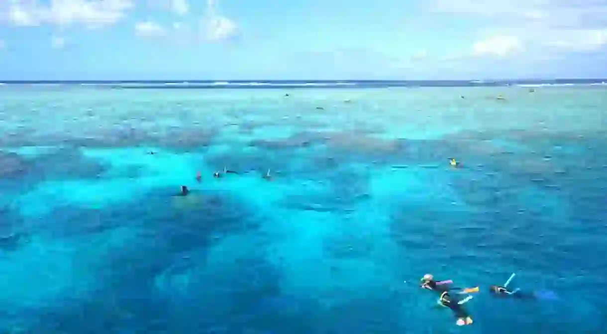 Snorkel in the Agincourt Reef in Far North Queensland, Australia – you wont regret it.