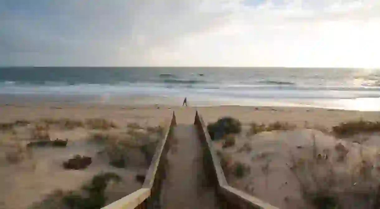 A stunning winters day at Maslin Beach, South Australia