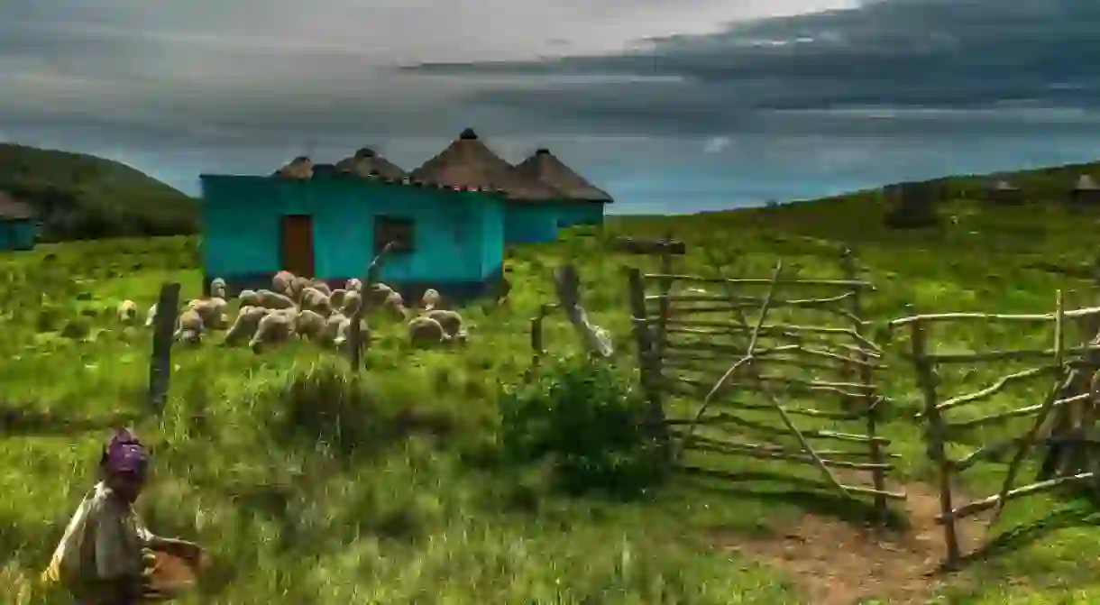 Traditional homes in the Wild Coast