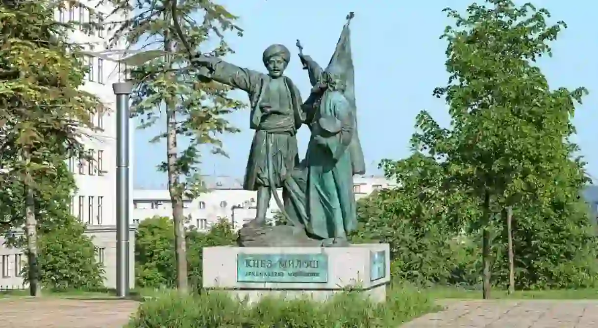 Milos Obrenovic statue, Belgrade