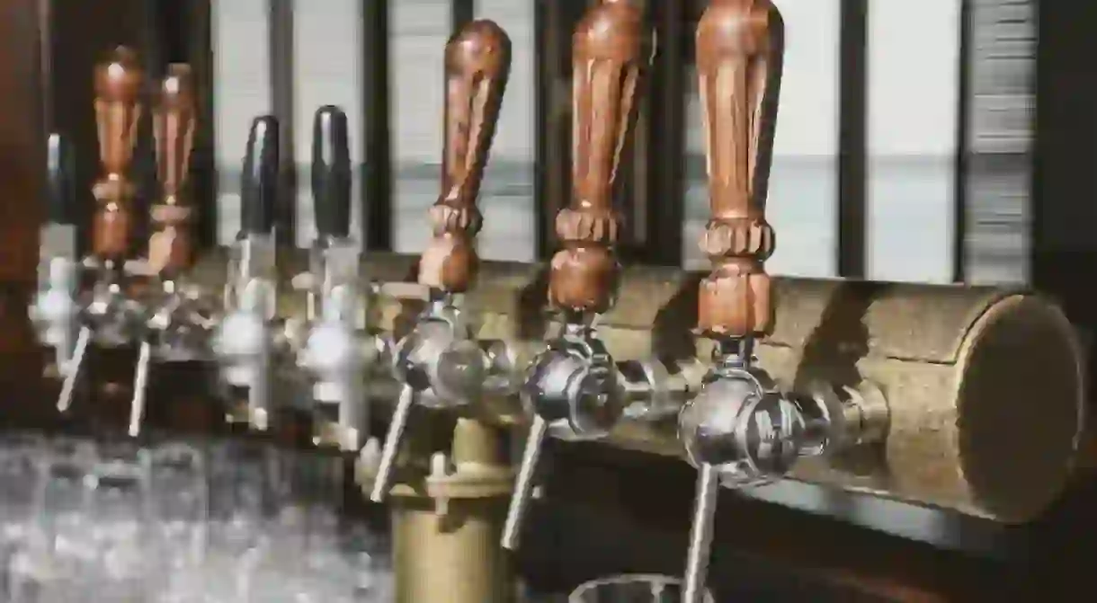 Draft beer taps