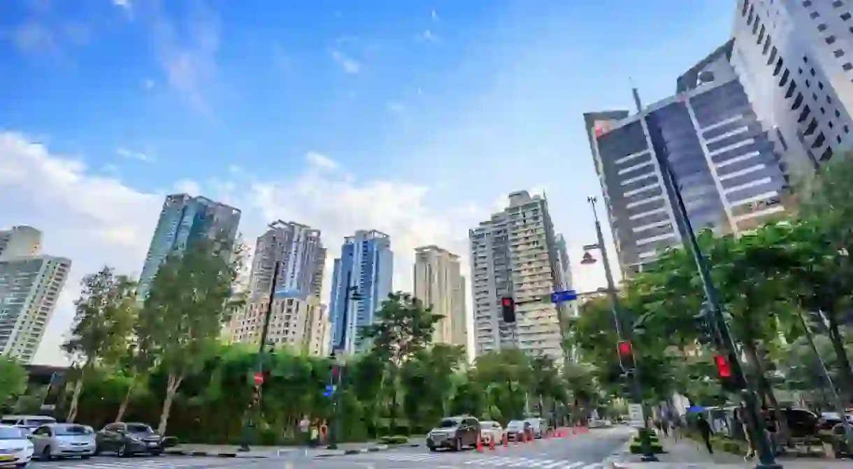 Bonifacio Global City in Taguig, Metro Manila, Philippines