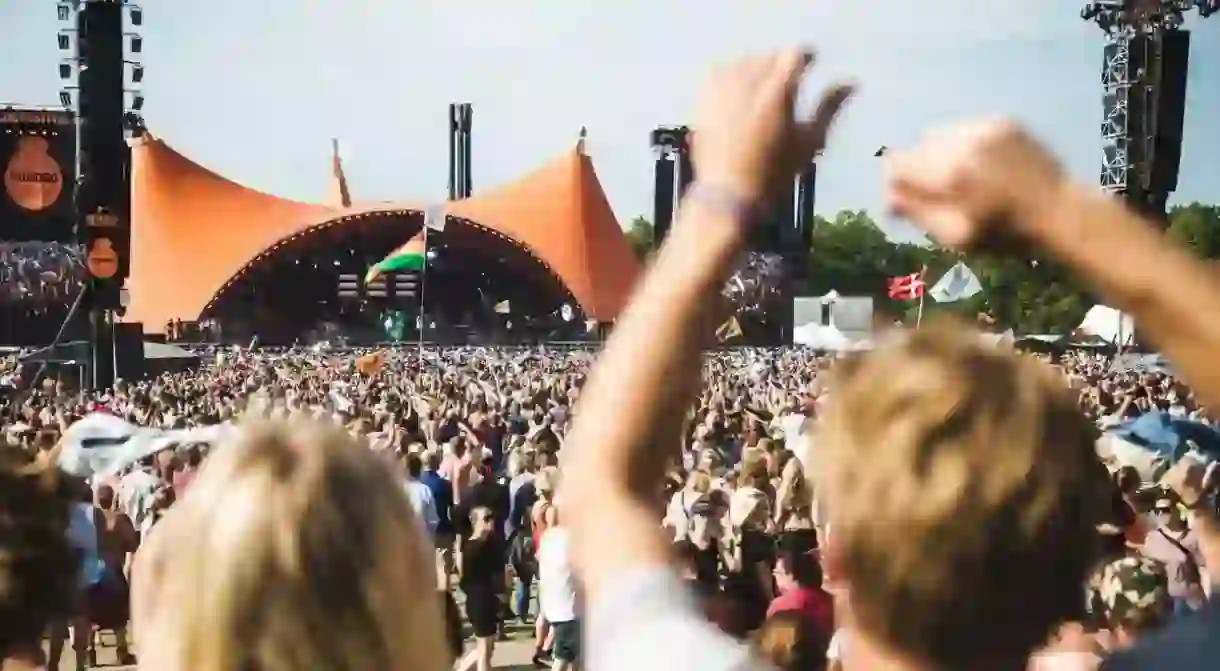 Roskilde Festival in Denmark