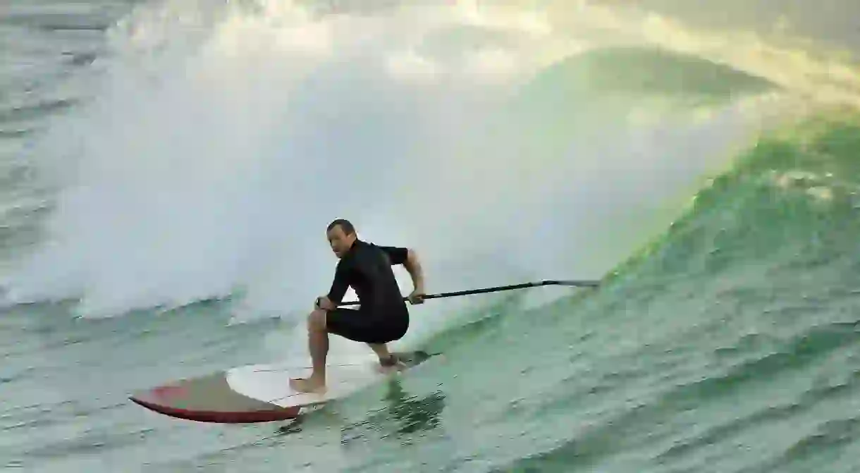 Surfer in Yamba