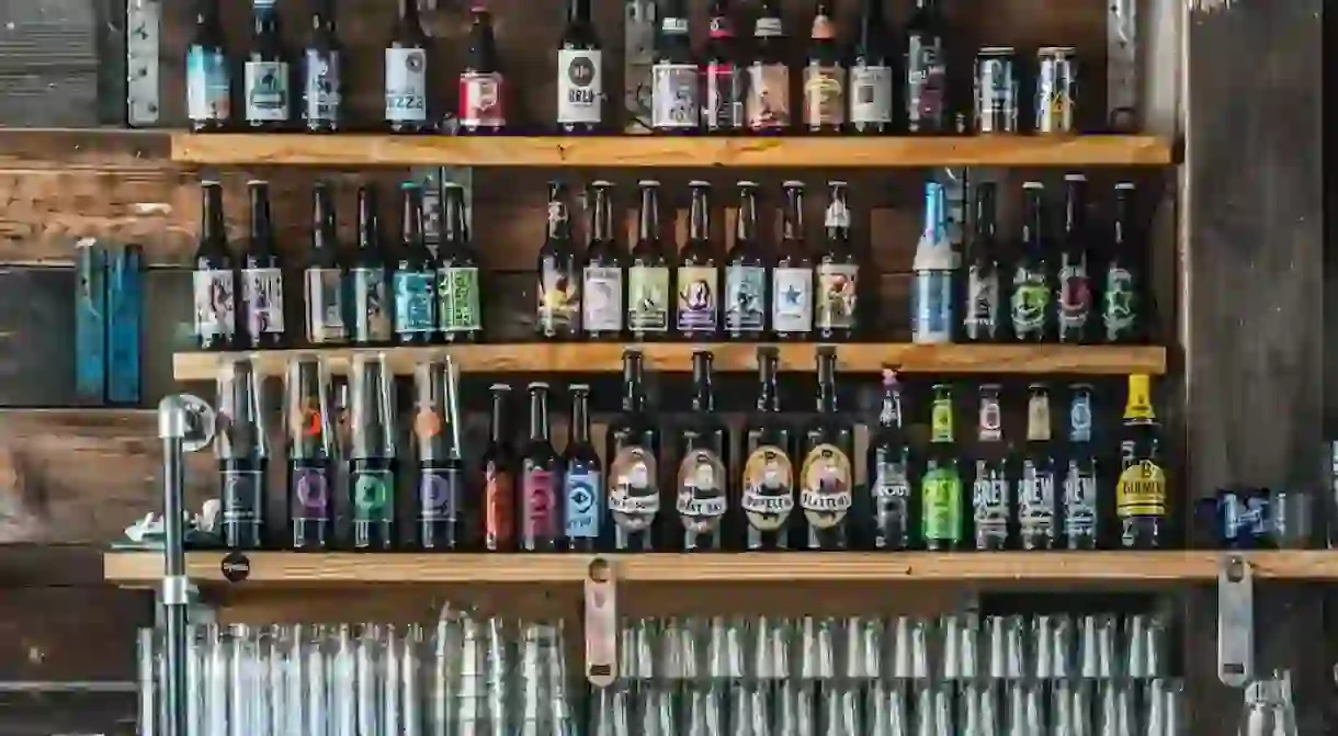 The beer selection at Kaschk