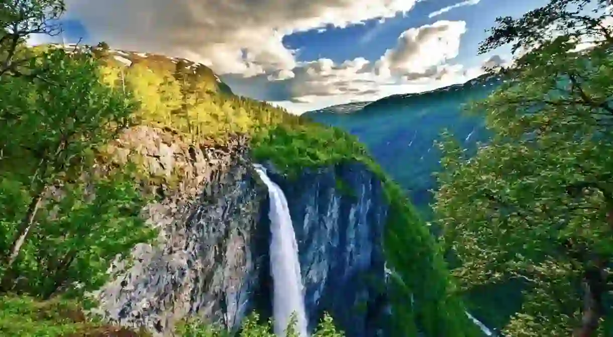 Vettisfossen waterfall