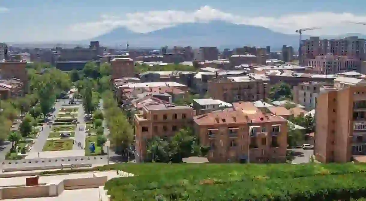 Panoramic view of Yerevan