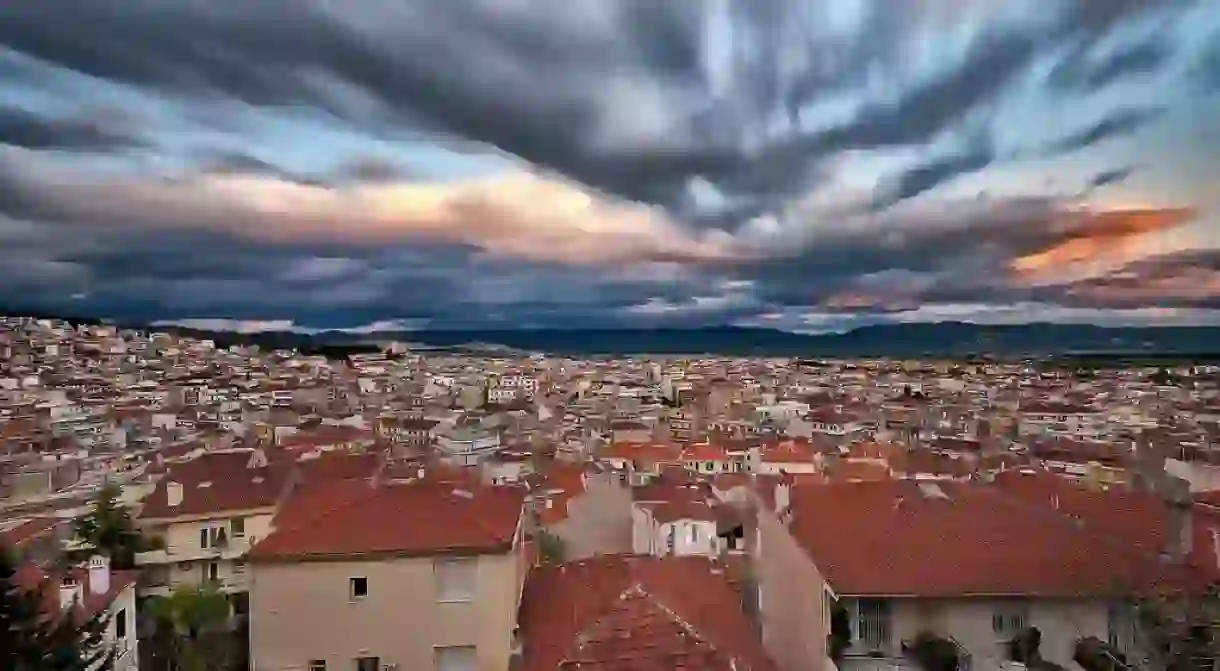 View of Kozani, Macedonia, Greece