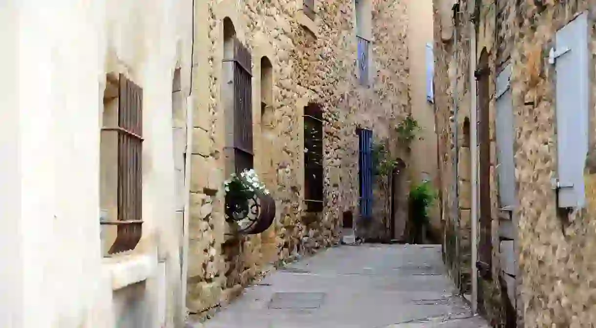 The streets of Lourmarin in the Luberon