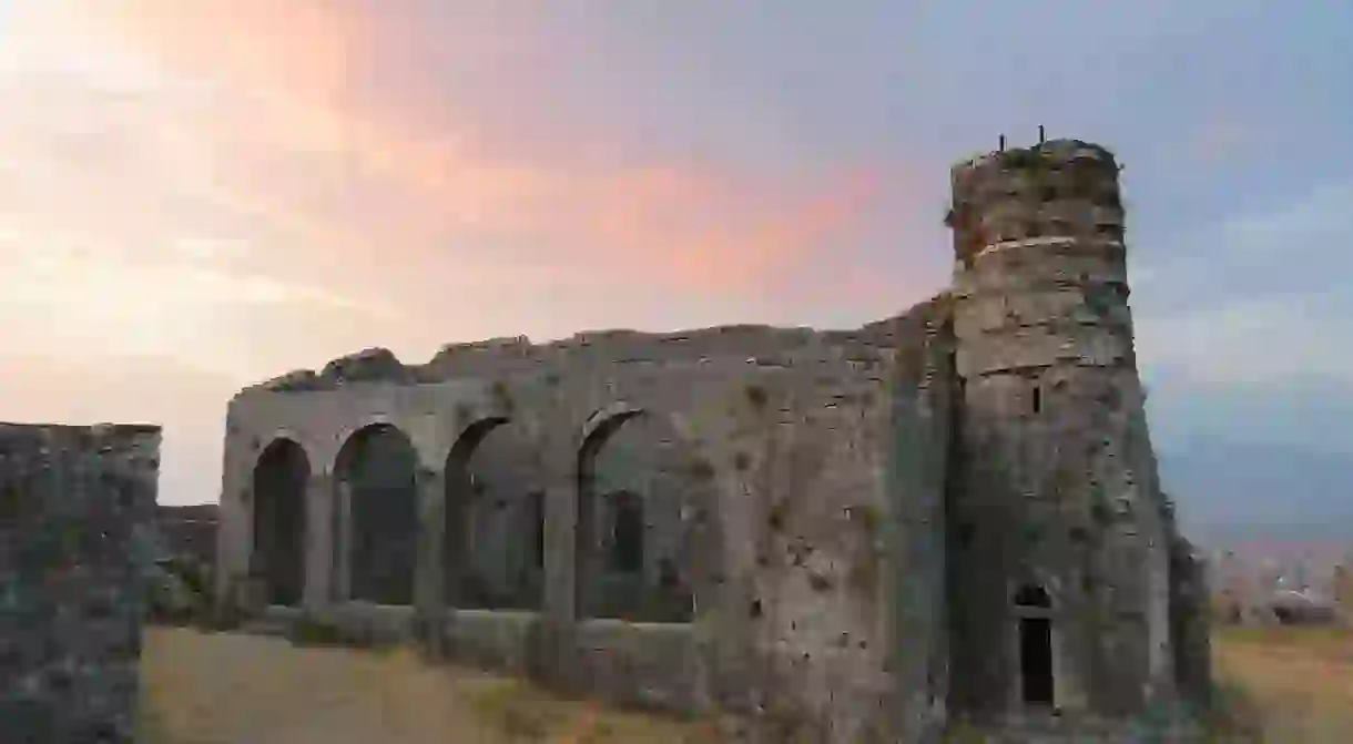 The castle of Rozafa is one of the largest in Albania and the Balkans