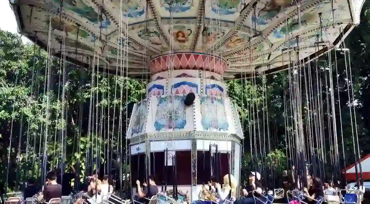 Rides at Dufan in Ancol Dreamland, Jakarta