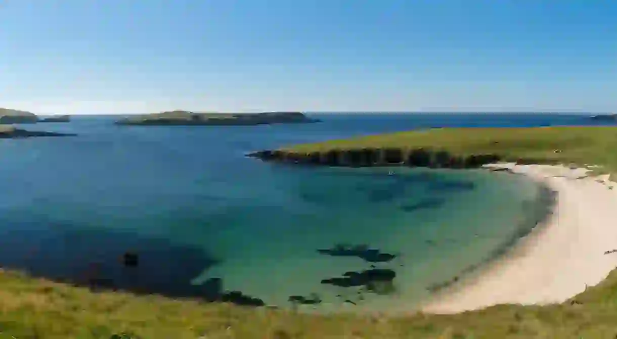 Bay of Scousburgh, Shetland Islands, Scotland