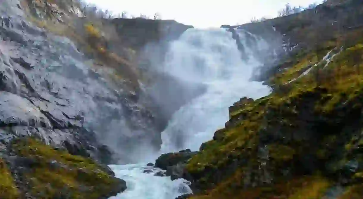 Kjosfossen waterfall