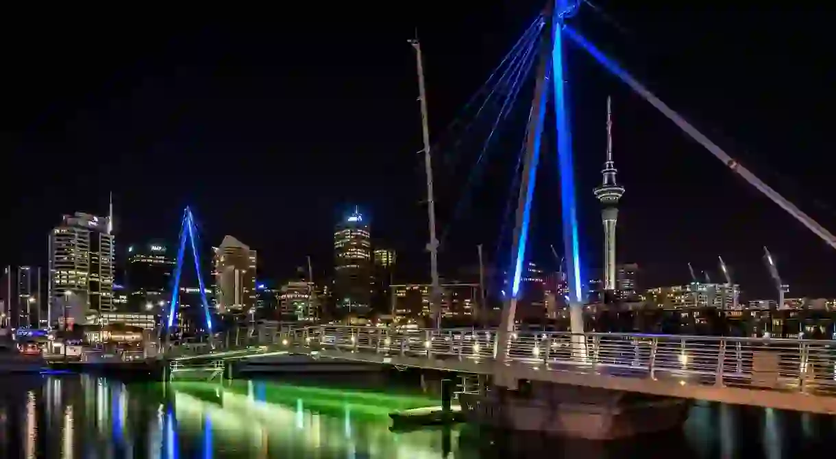 Auckland at night