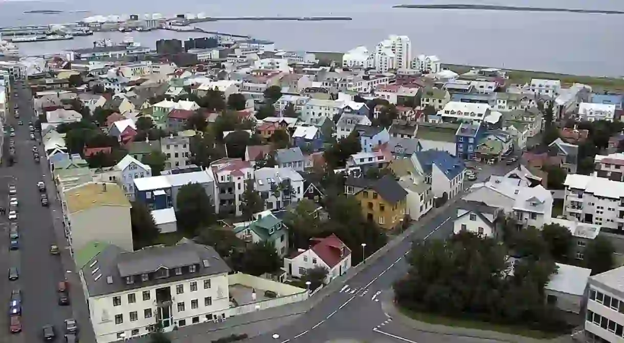 Across Reykjavik