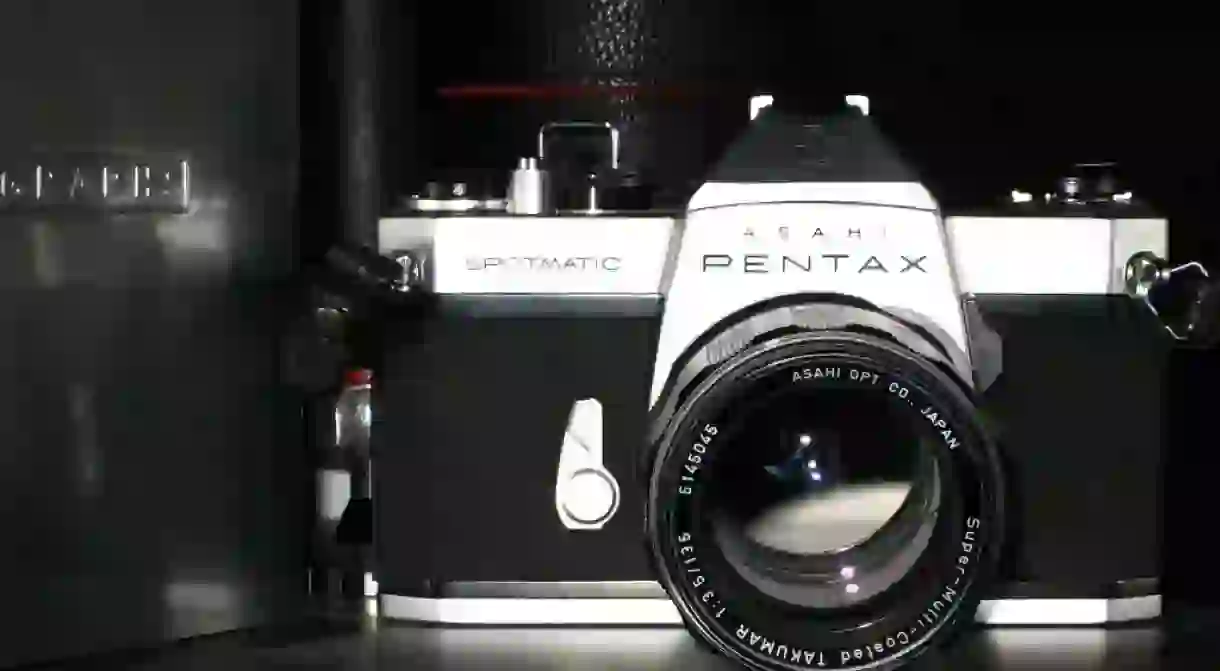 Vintage Pentax camera