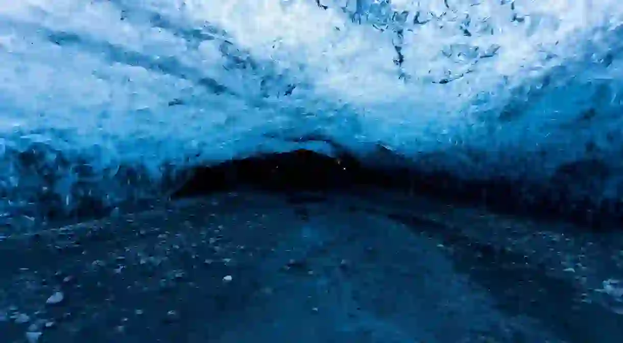 Ice Cave under Vatnajokull National Park