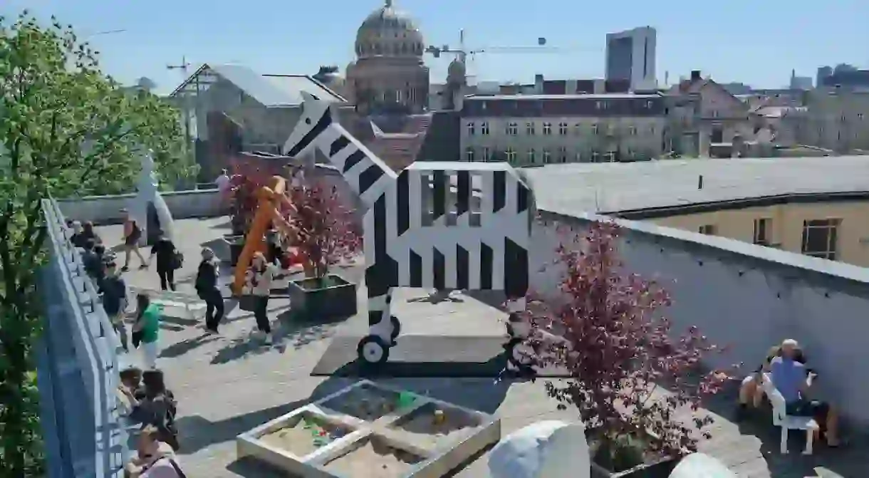 An aerial view of Berlins new cool rooftop playground