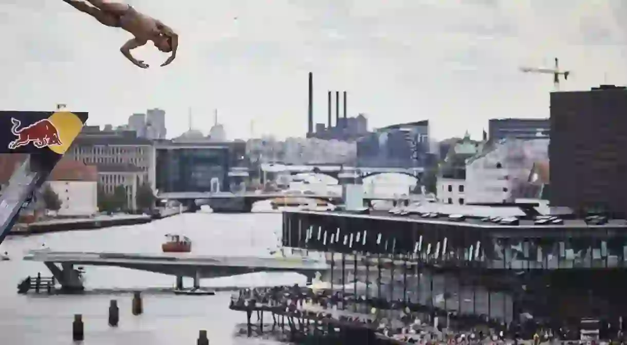 Gary Hunt at Red Bull Cliff Diving World Series 2016