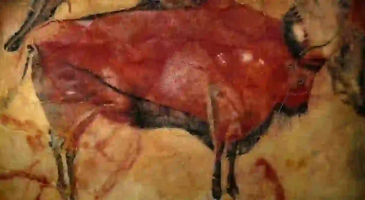 The cave paintings of Altamira, Spain